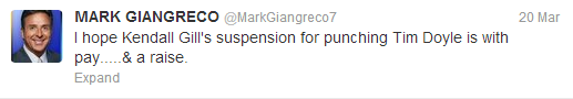 Mark Giangreco Twitter